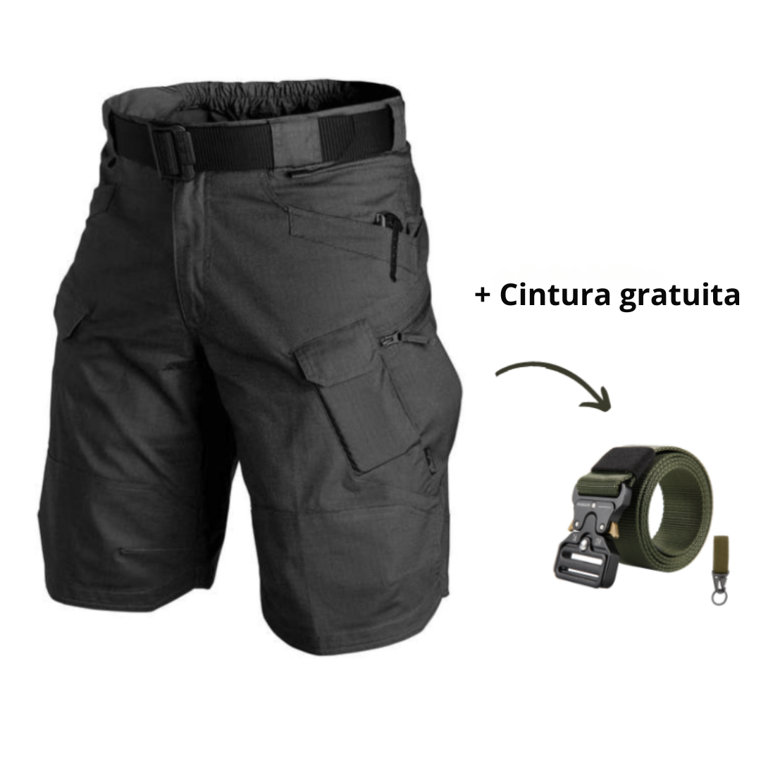 ALFIERI | PANTALONCINI MULTITASCHE + CINTURA IN OMAGGIO
