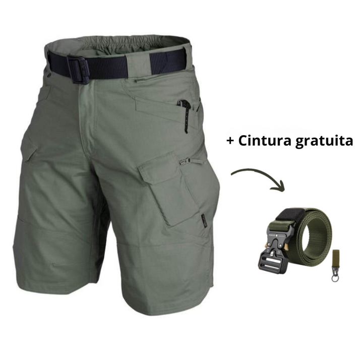 ALFIERI | PANTALONCINI MULTITASCHE + CINTURA IN OMAGGIO