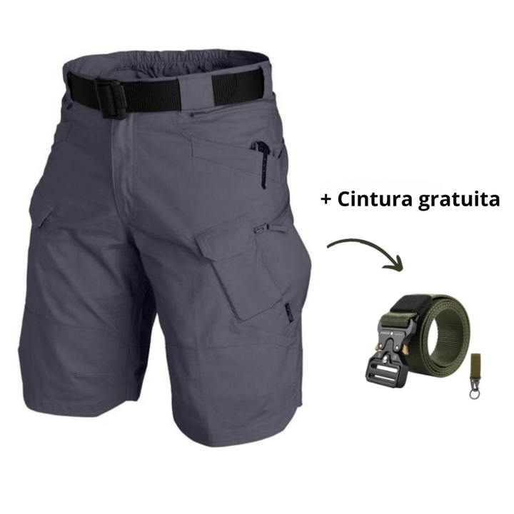 ALFIERI | PANTALONCINI MULTITASCHE + CINTURA IN OMAGGIO