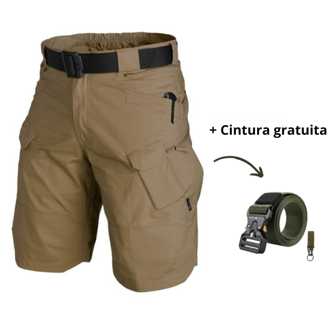 ALFIERI | PANTALONCINI MULTITASCHE + CINTURA IN OMAGGIO