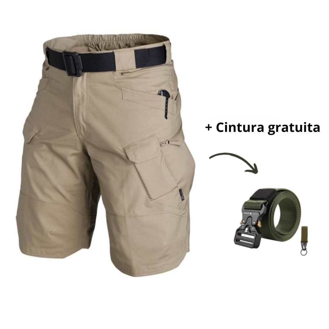 ALFIERI | PANTALONCINI MULTITASCHE + CINTURA IN OMAGGIO