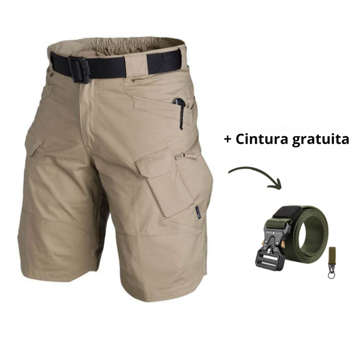 ALFIERI | PANTALONCINI MULTITASCHE + CINTURA IN OMAGGIO