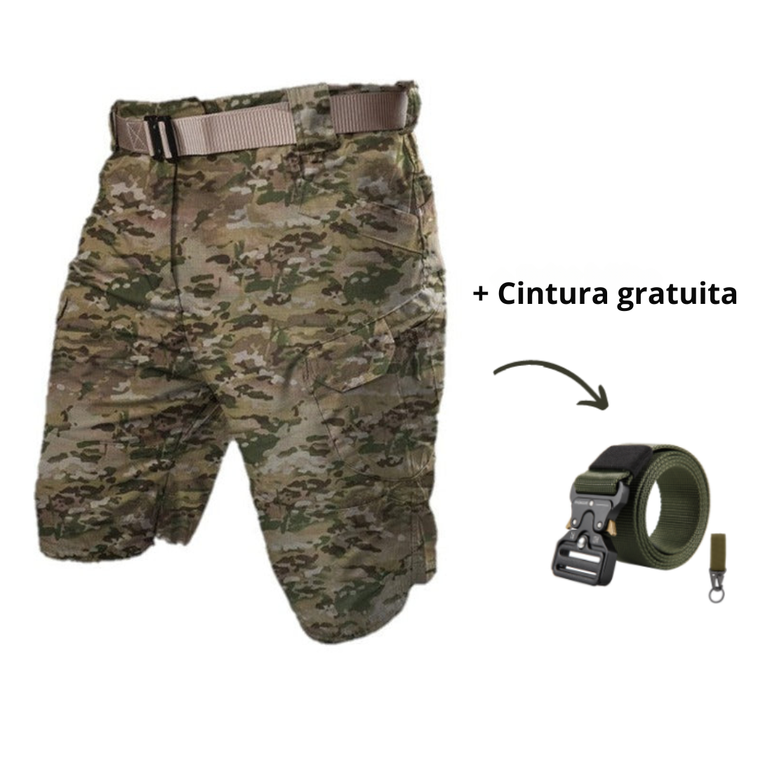 ALFIERI | PANTALONCINI MULTITASCHE + CINTURA IN OMAGGIO