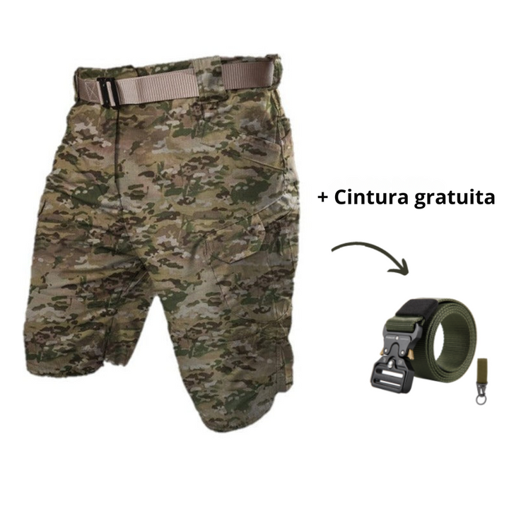 ALFIERI | PANTALONCINI MULTITASCHE + CINTURA IN OMAGGIO