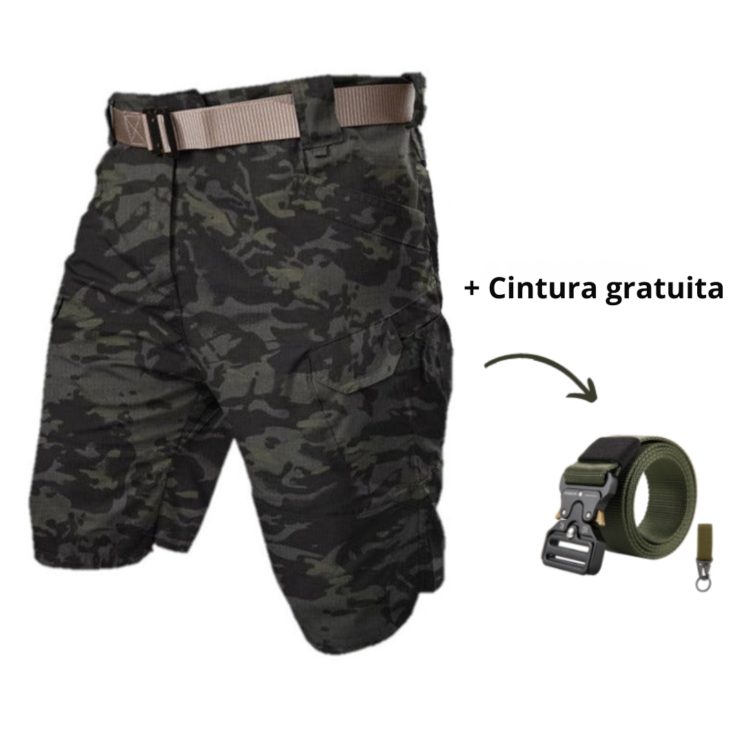 ALFIERI | PANTALONCINI MULTITASCHE + CINTURA IN OMAGGIO
