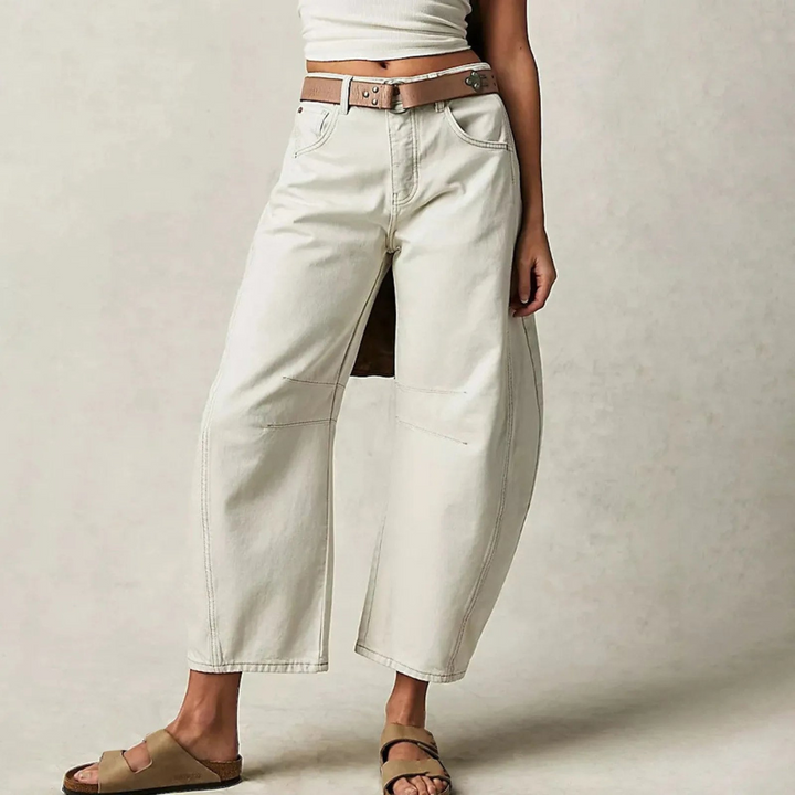 GRETA | JEANS CONFORTEVOLI A GAMBA LARGA