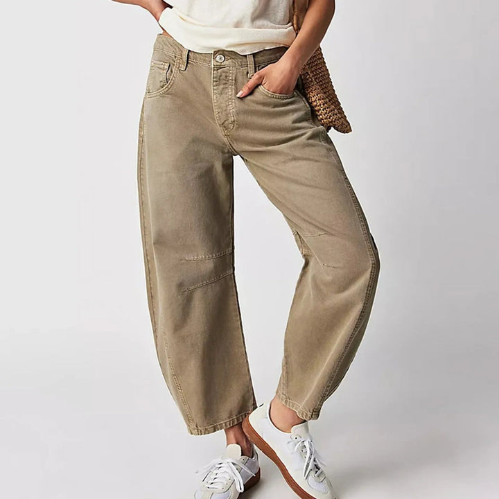 GRETA | JEANS CONFORTEVOLI A GAMBA LARGA